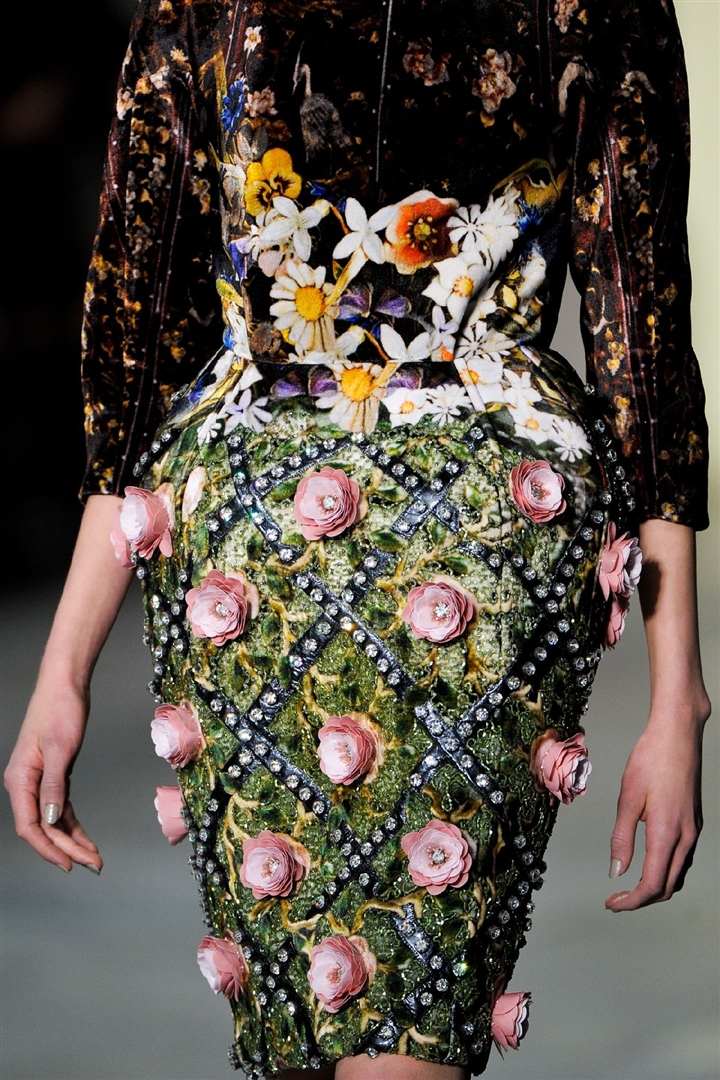 Mary Katrantzou 2011-2012 Sonbahar/Kış Detay