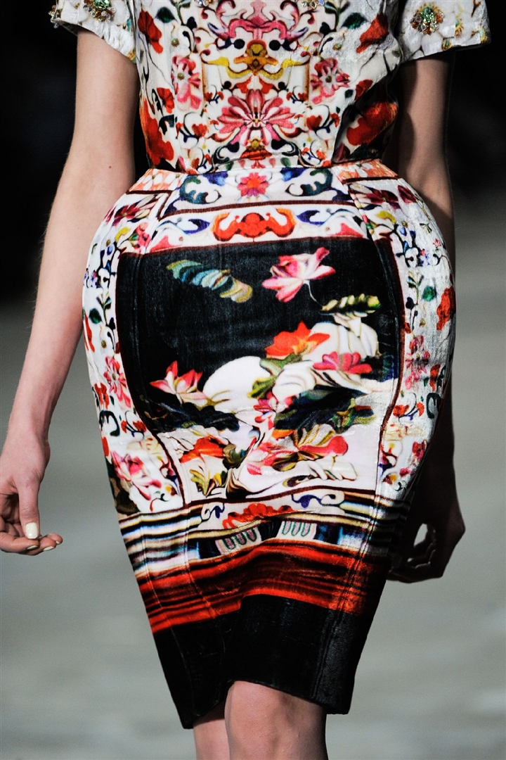 Mary Katrantzou 2011-2012 Sonbahar/Kış Detay