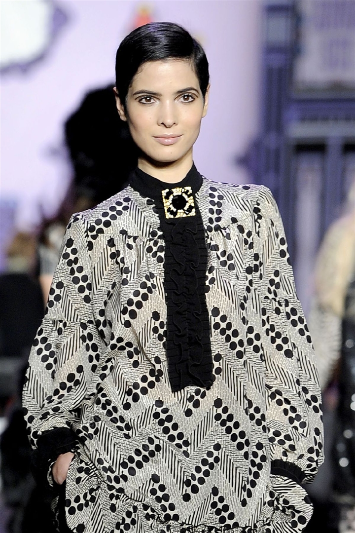 Anna Sui 2011-2012 Sonbahar/Kış Detay