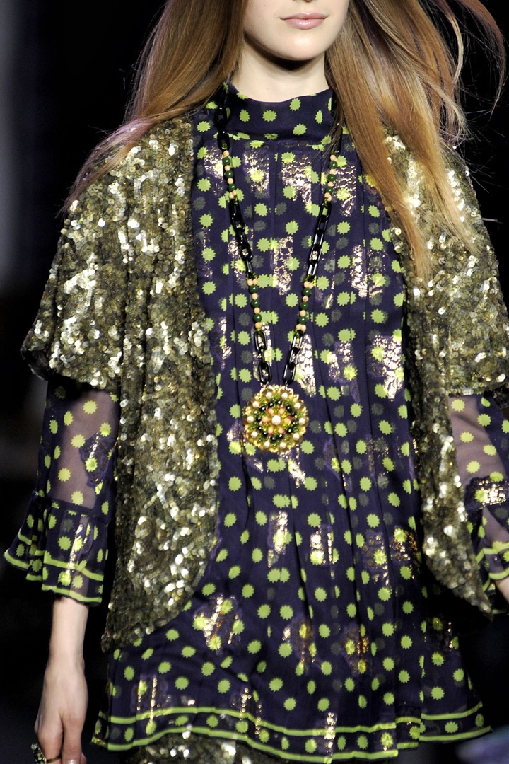 Anna Sui 2011-2012 Sonbahar/Kış Detay