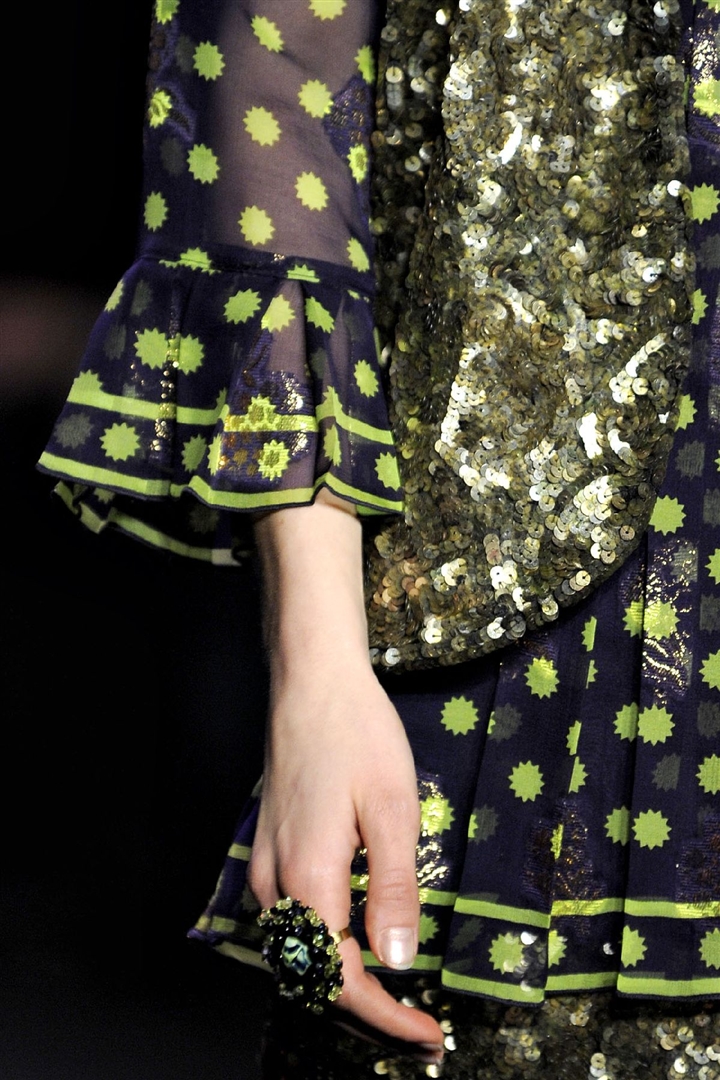 Anna Sui 2011-2012 Sonbahar/Kış Detay