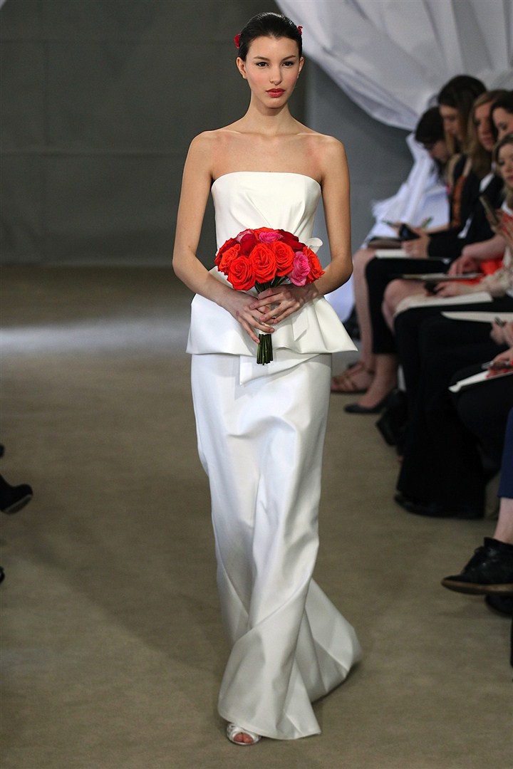 Carolina Herrera 2013 İlkbahar/Yaz Gelinlik 