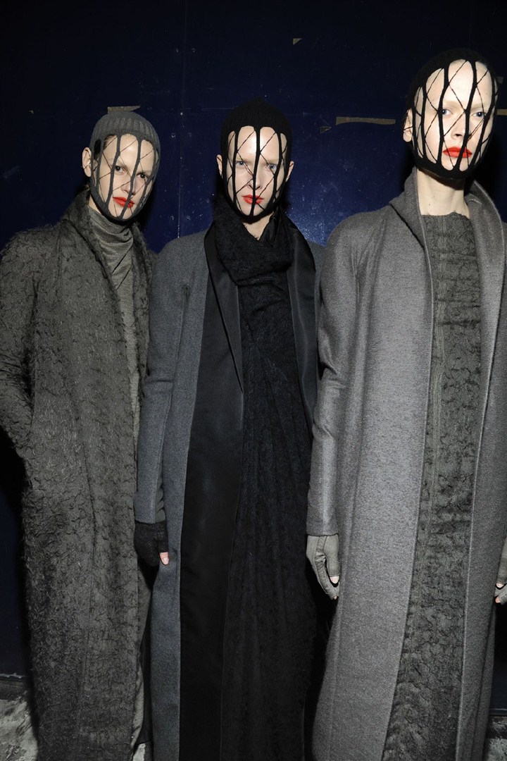 Rick Owens 2012-2013 Sonbahar/Kış Çekim Arkası