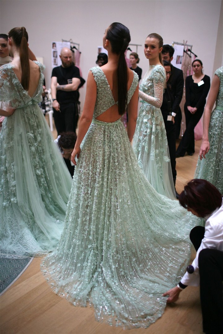 Elie Saab  2012 İlkbahar/Yaz Couture Çekim Arkası