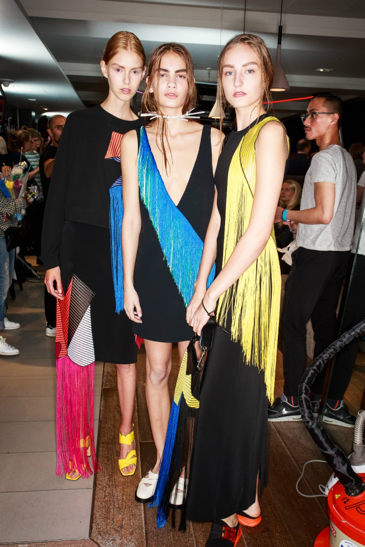 Christopher Kane 2016 İlkbahar/Yaz Defile Arkası