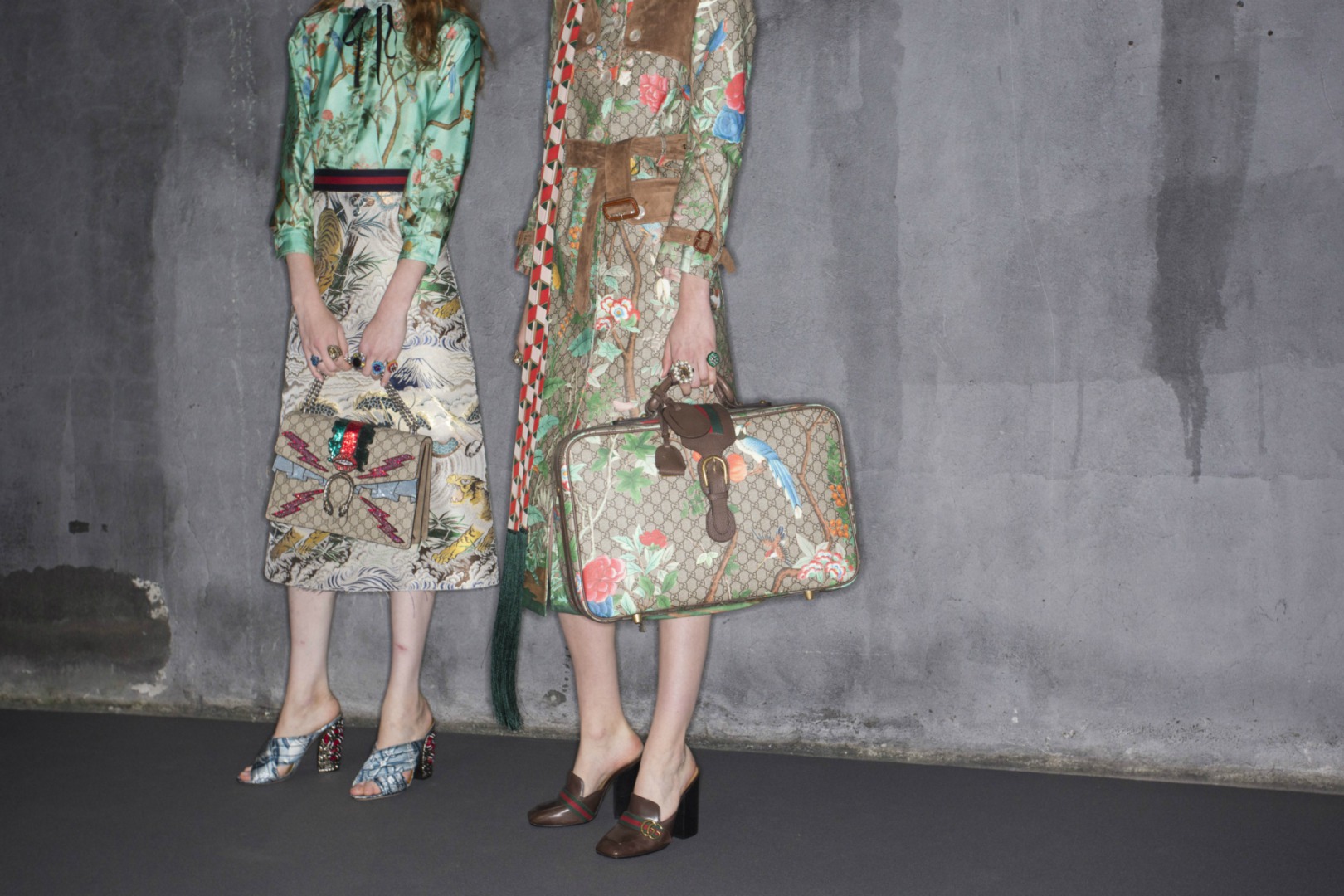 Gucci 2016 İlkbahar/Yaz Defile Arkası