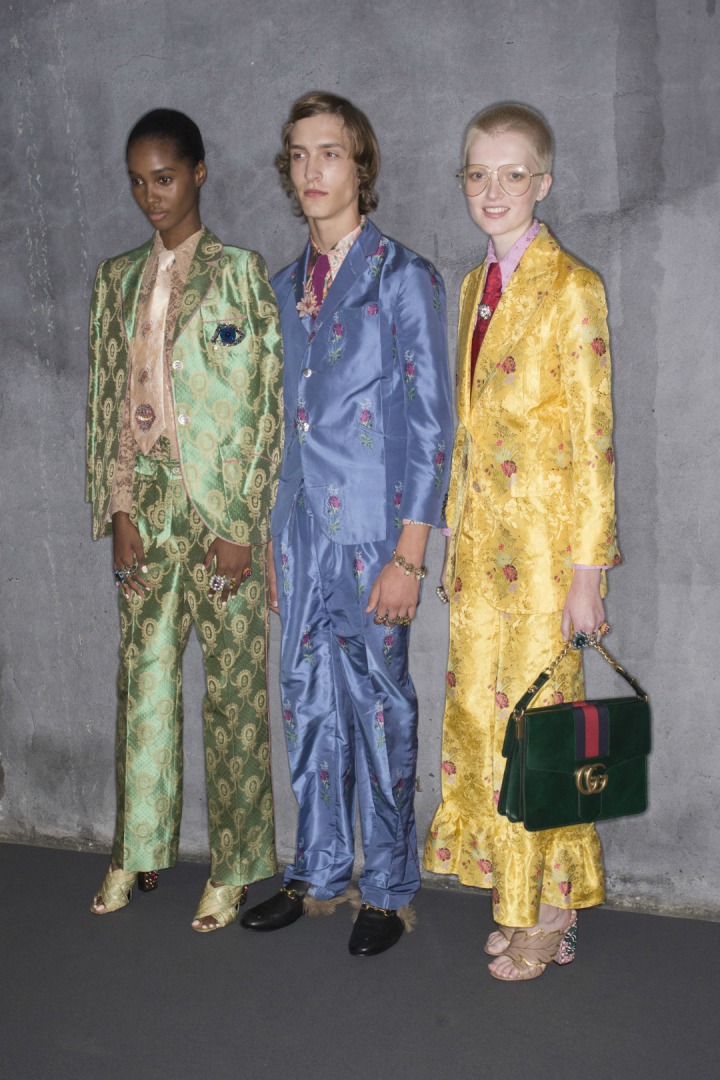 Gucci 2016 İlkbahar/Yaz Defile Arkası