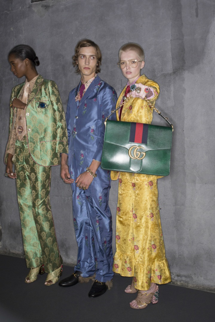 Gucci 2016 İlkbahar/Yaz Defile Arkası