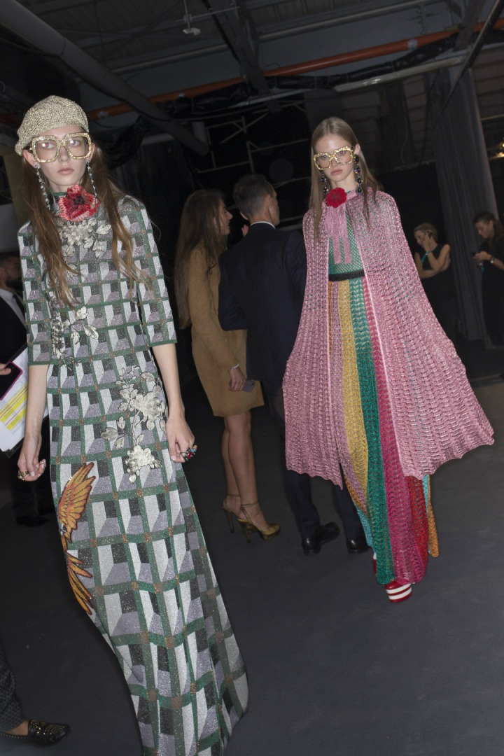 Gucci 2016 İlkbahar/Yaz Defile Arkası