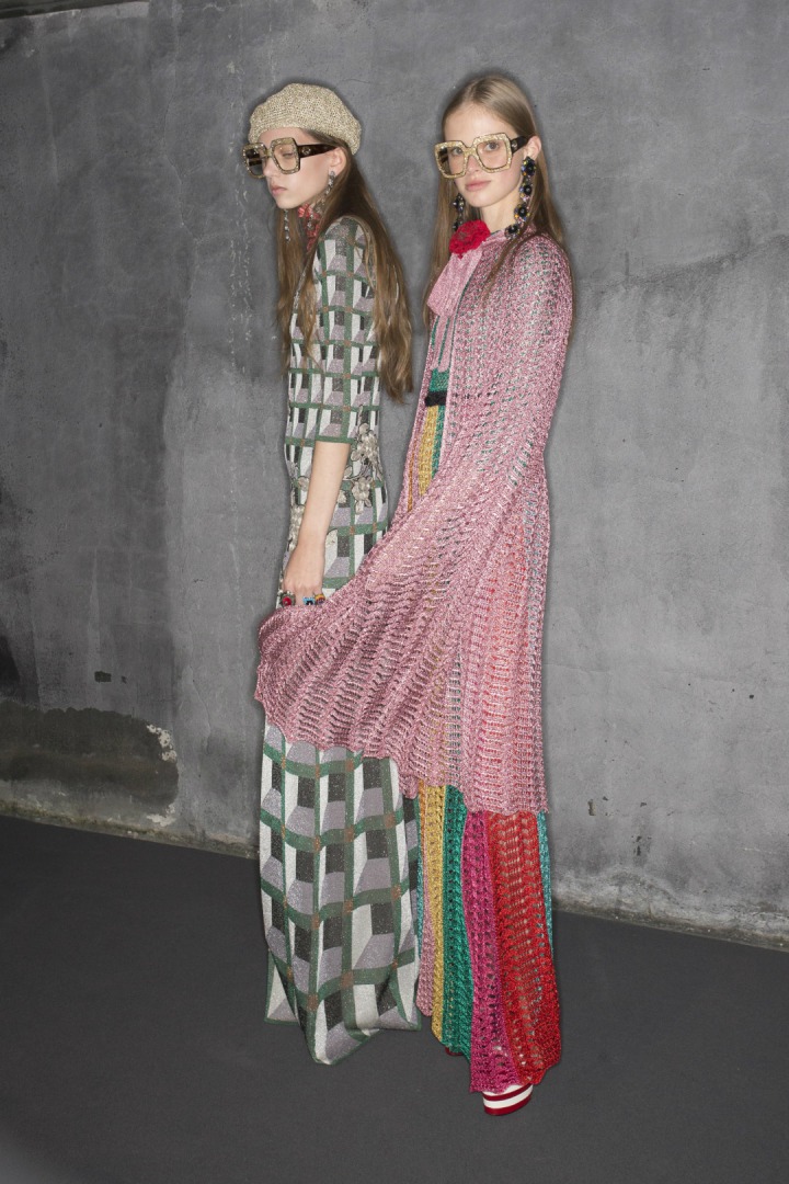 Gucci 2016 İlkbahar/Yaz Defile Arkası