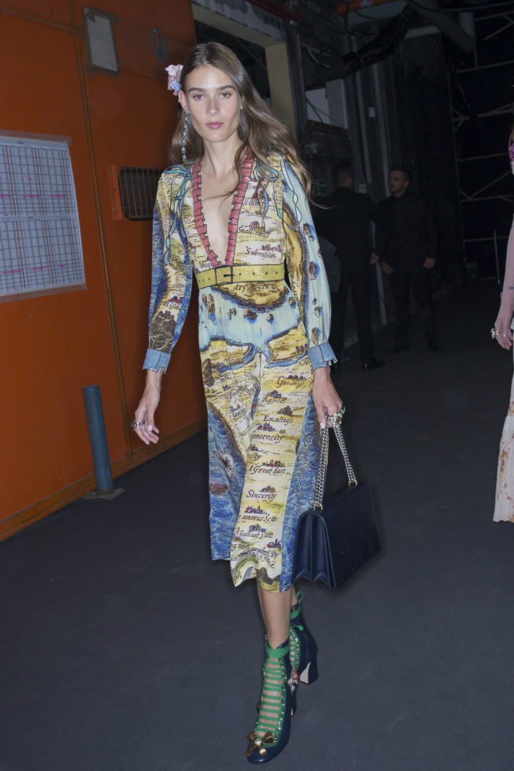 Gucci 2016 İlkbahar/Yaz Defile Arkası