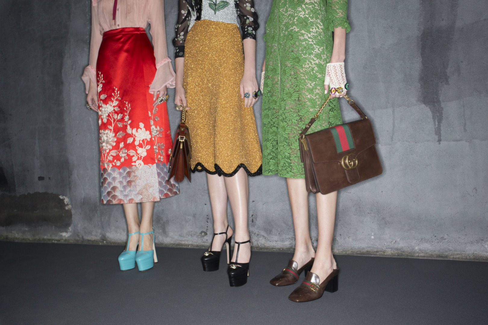 Gucci 2016 İlkbahar/Yaz Defile Arkası