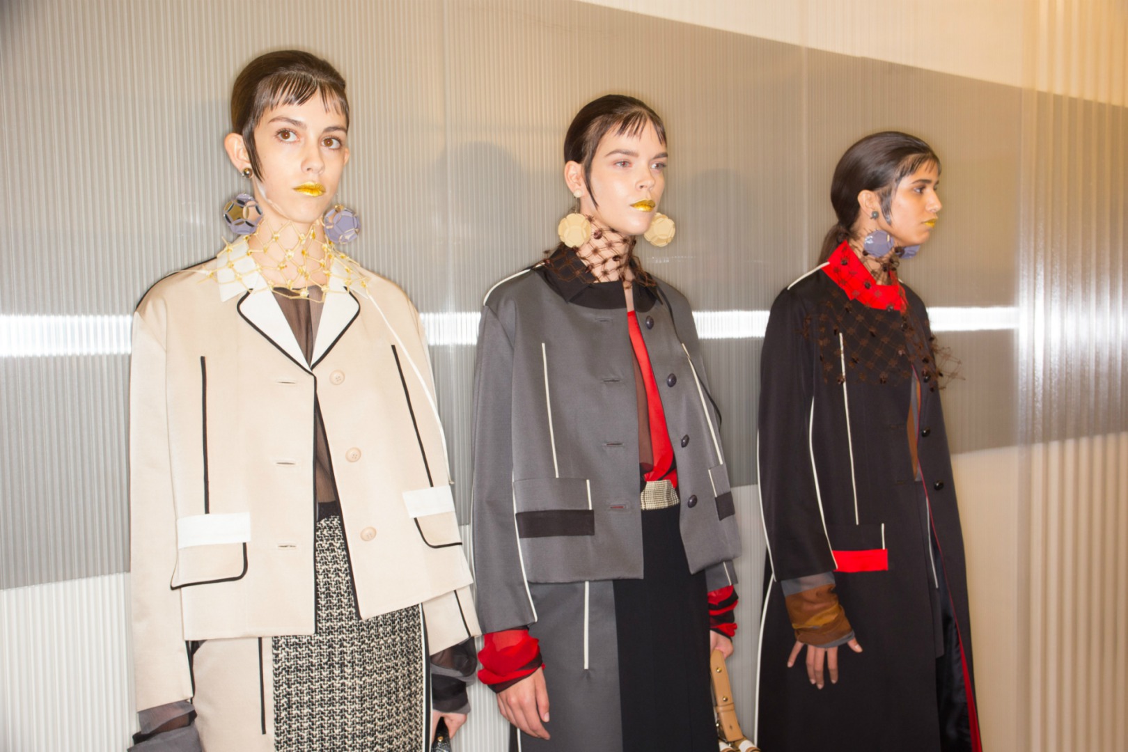 Prada 2016 İlkbahar/Yaz Defile Arkası