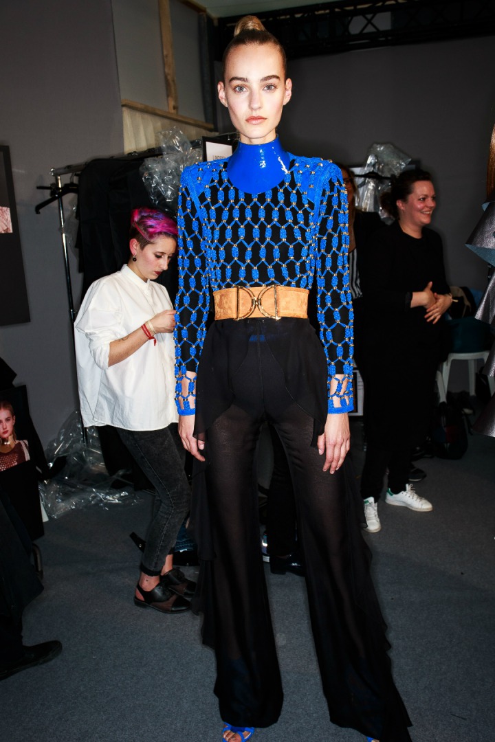 Balmain 2016 İlkbahar/Yaz Defile Arkası