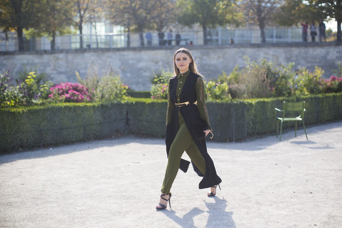 Blogger Kristina Bazan, Paris ve Milan Moda Haftaları'nda.