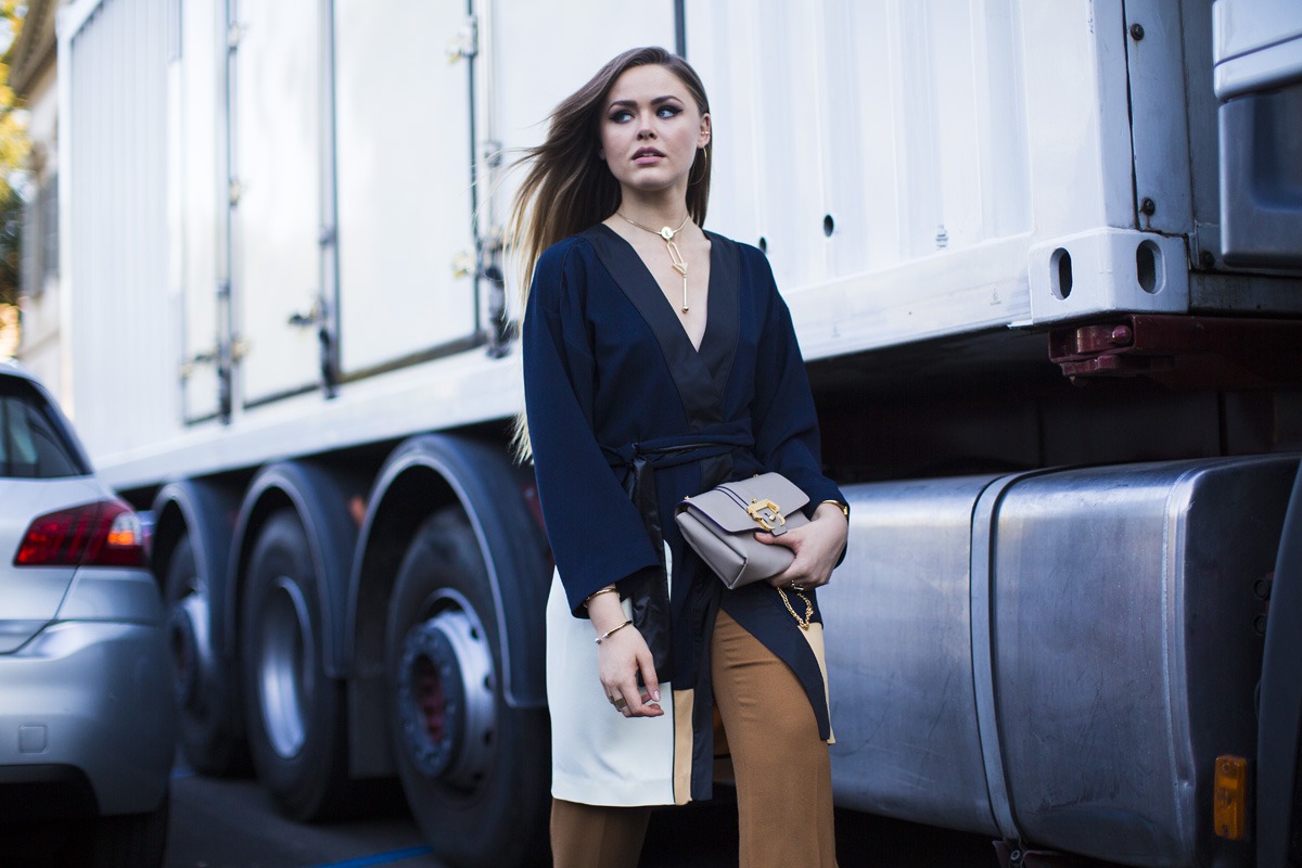 Blogger Kristina Bazan, Paris ve Milan Moda Haftaları'nda.