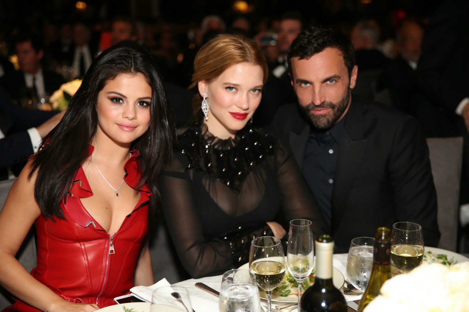 Selana Gomez, Lea Seydoux, Nicolas Ghesquiere