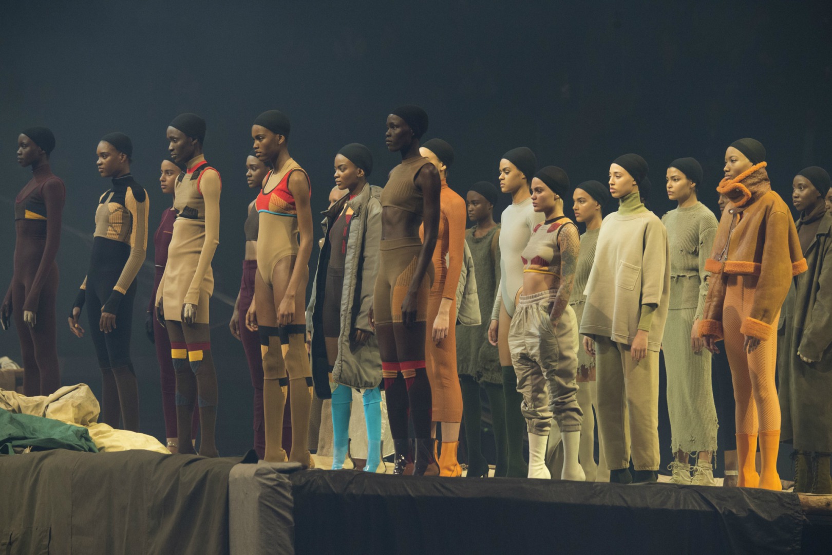 Kanye West Yeezy Season 3'de Naomi Campbell