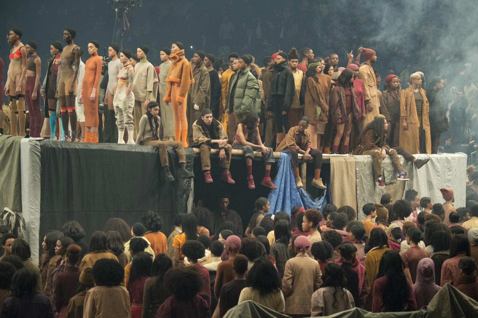 Kanye West Yeezy Season 3'de Naomi Campbell