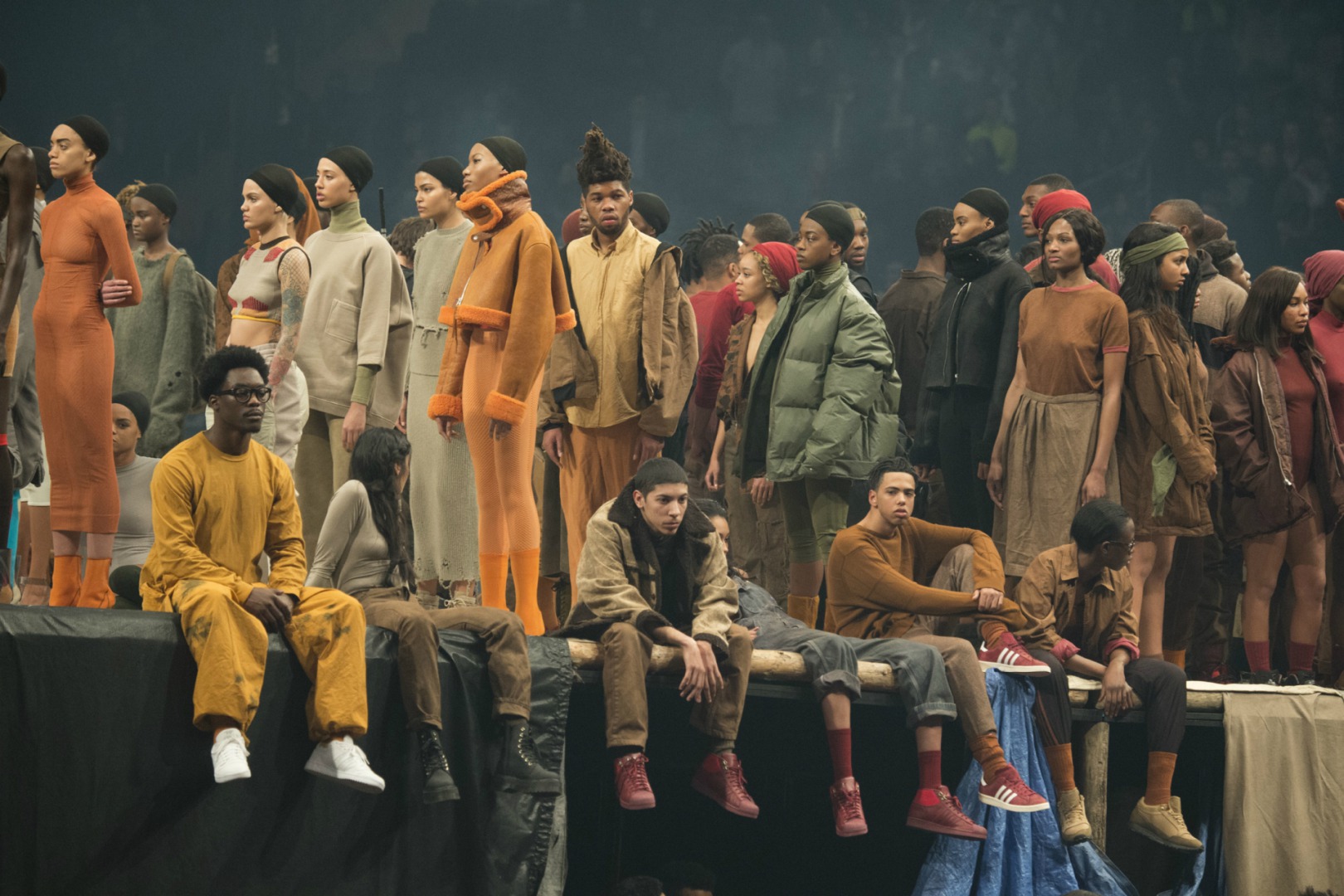 Kanye West Yeezy Season 3'de Naomi Campbell