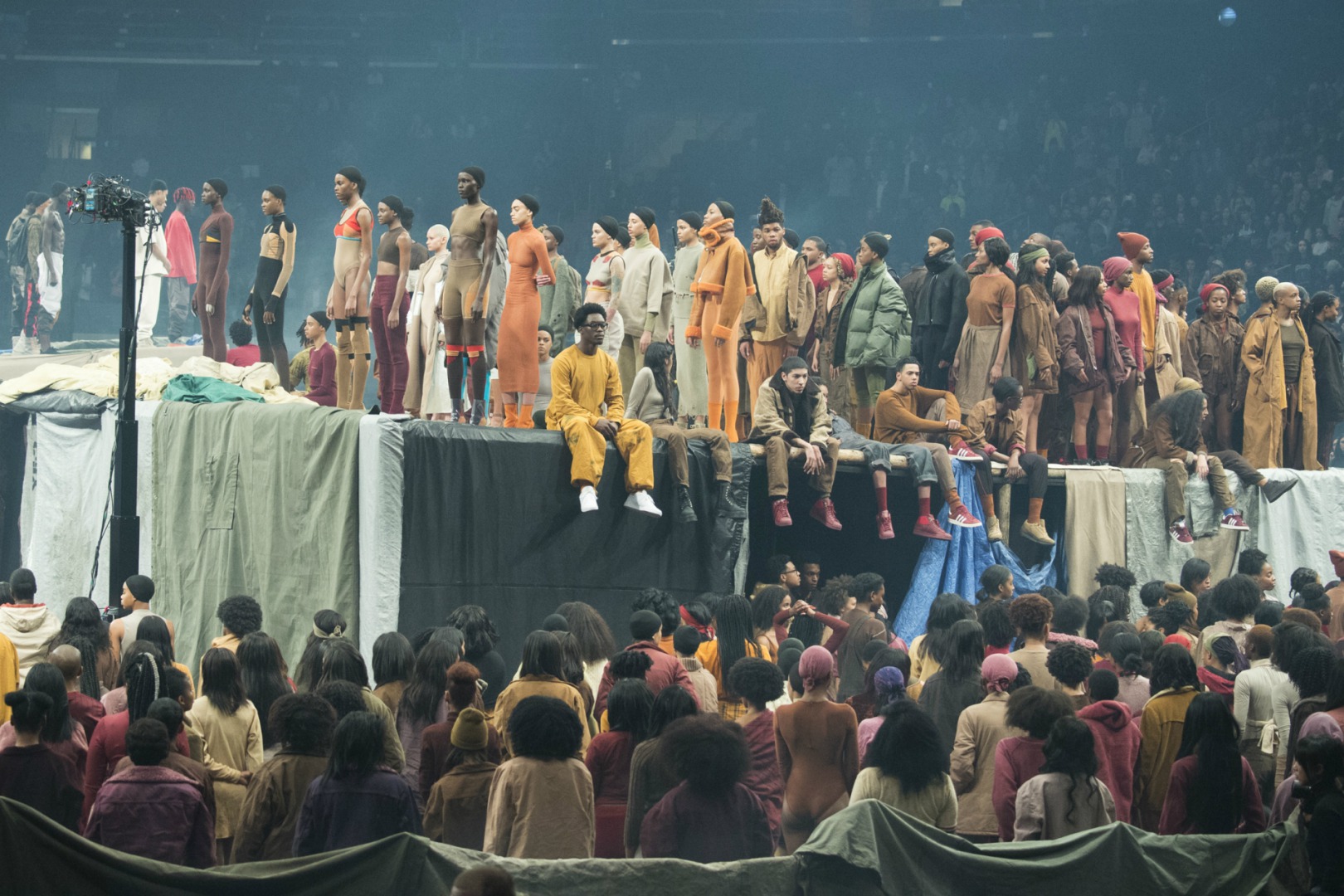 Kanye West Yeezy Season 3'de Naomi Campbell