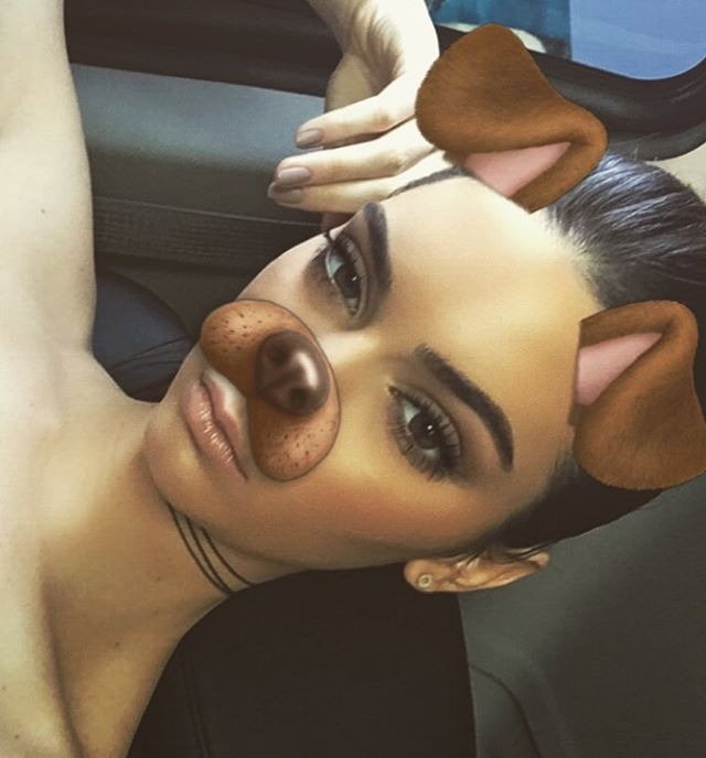 Kendall Jenner'dan Cara Delevingne'e Ünlülerin Favori Snapchat Lensleri