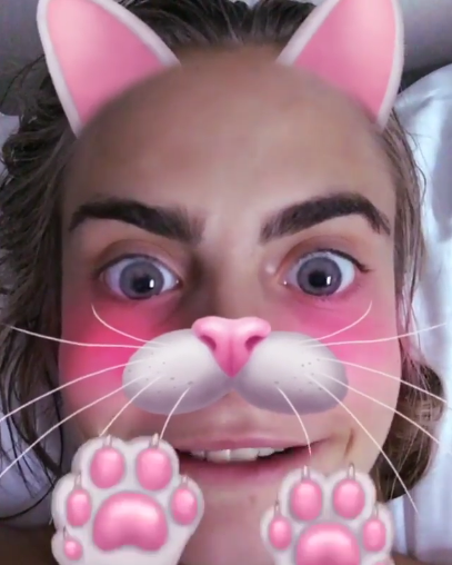 Kendall Jenner'dan Cara Delevingne'e Ünlülerin Favori Snapchat Lensleri