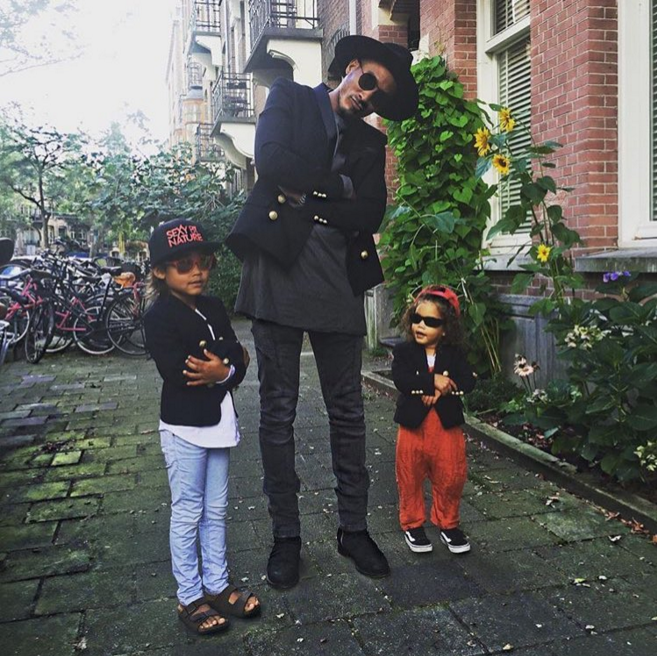 Doutzen Kroes ve Sunnery James'in Aile Albümü