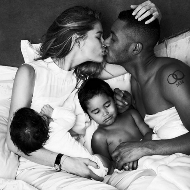 Doutzen Kroes ve Sunnery James'in Aile Albümü