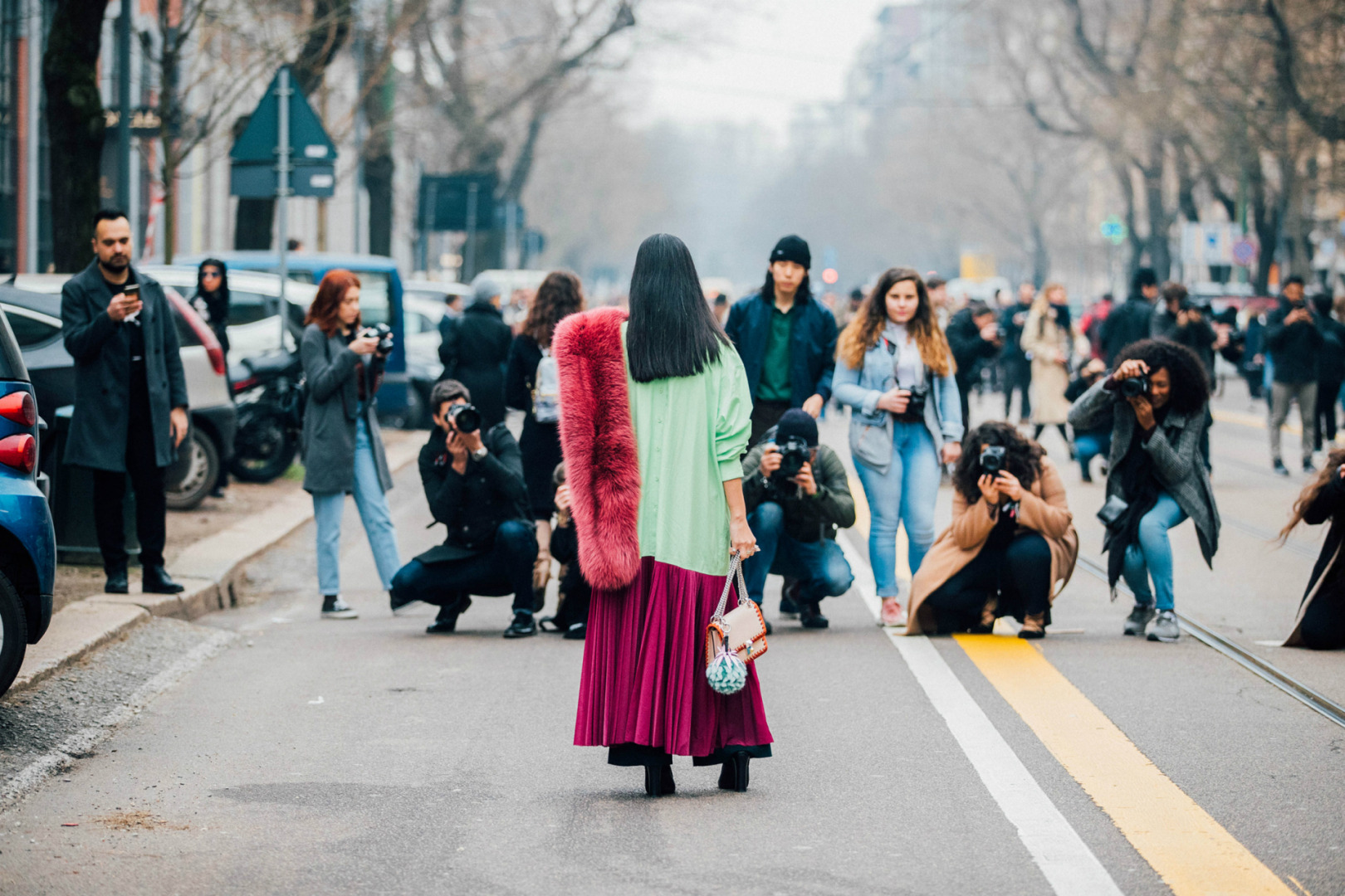 Sokak Stili: 2017 Sonbahar/Kış Milano Moda Haftası 1. ve 2. Gün