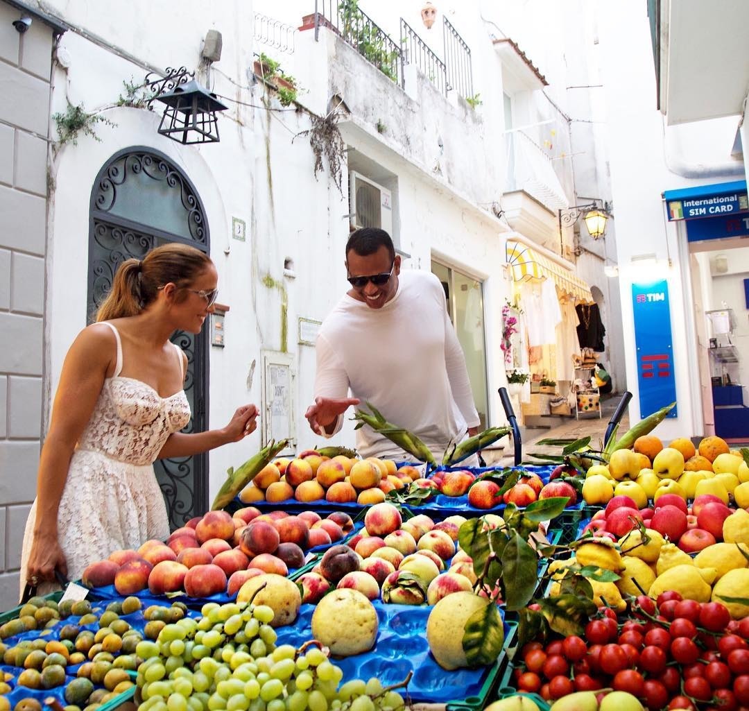 Capri'de Aşk Var: Jennifer Lopez & Alex Rodriguez