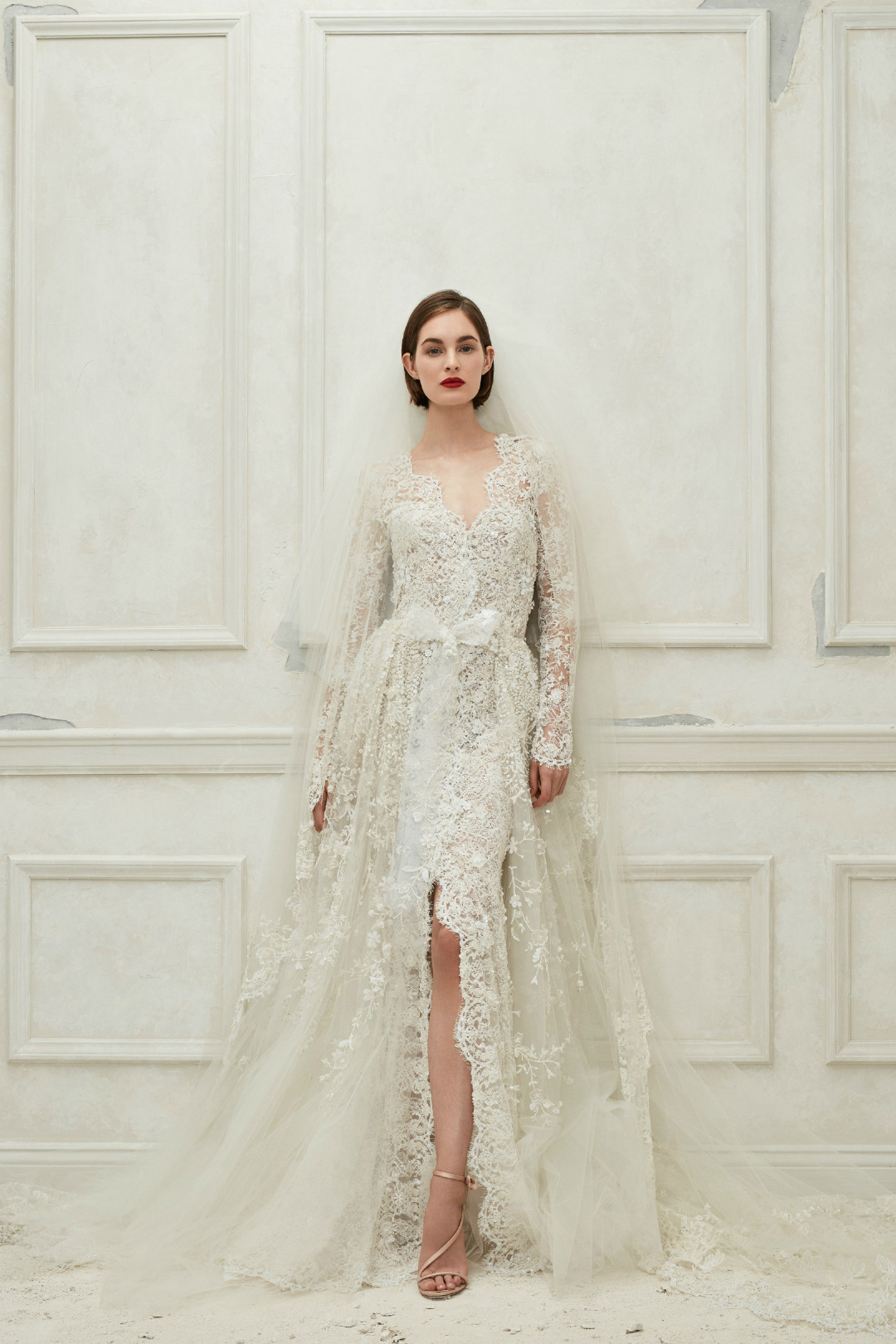 Oscar de la Renta 2019-20 Sonbahar/Kış Gelinlik