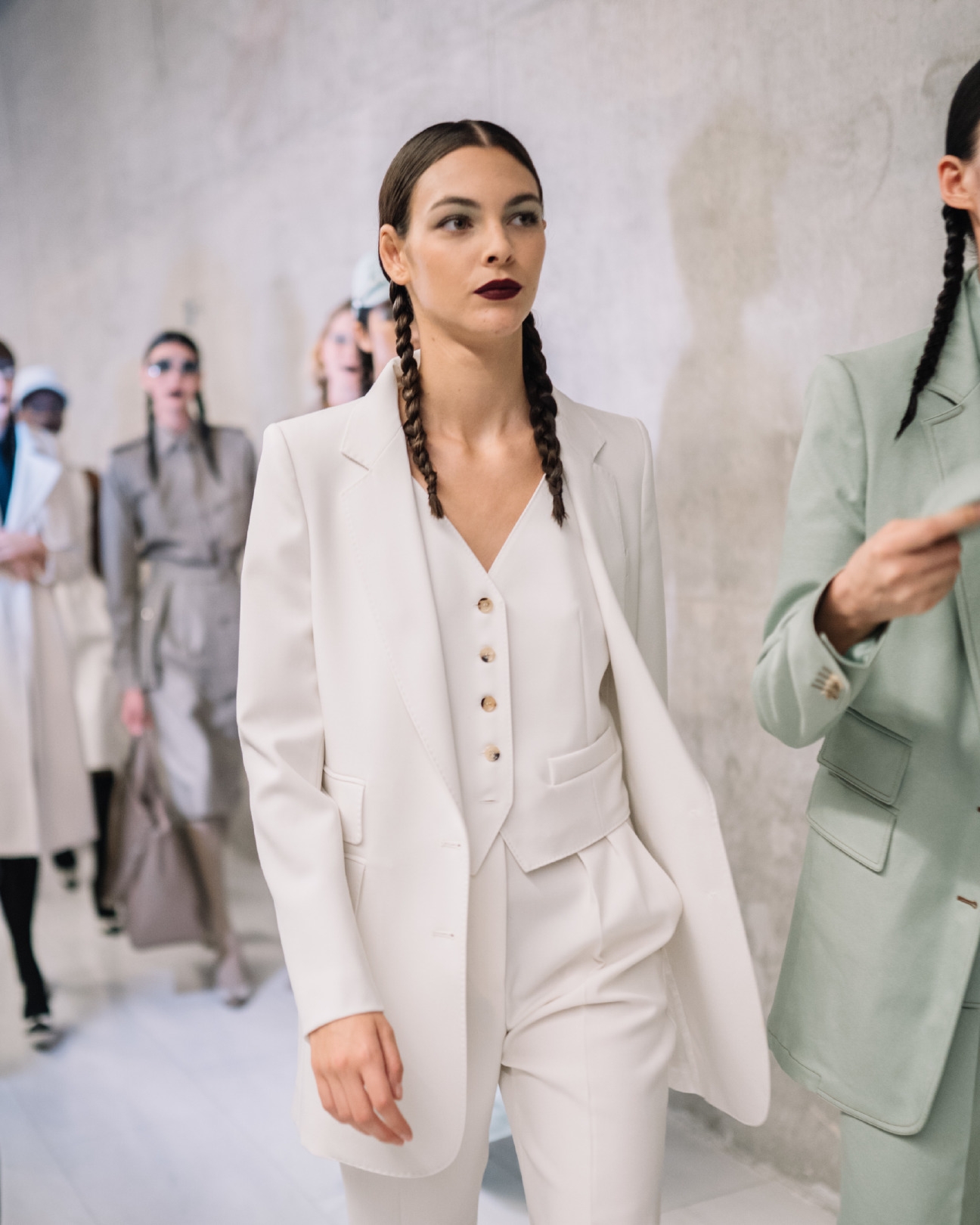 MaxMara 2020 İlkbahar/Yaz Defile Arkası