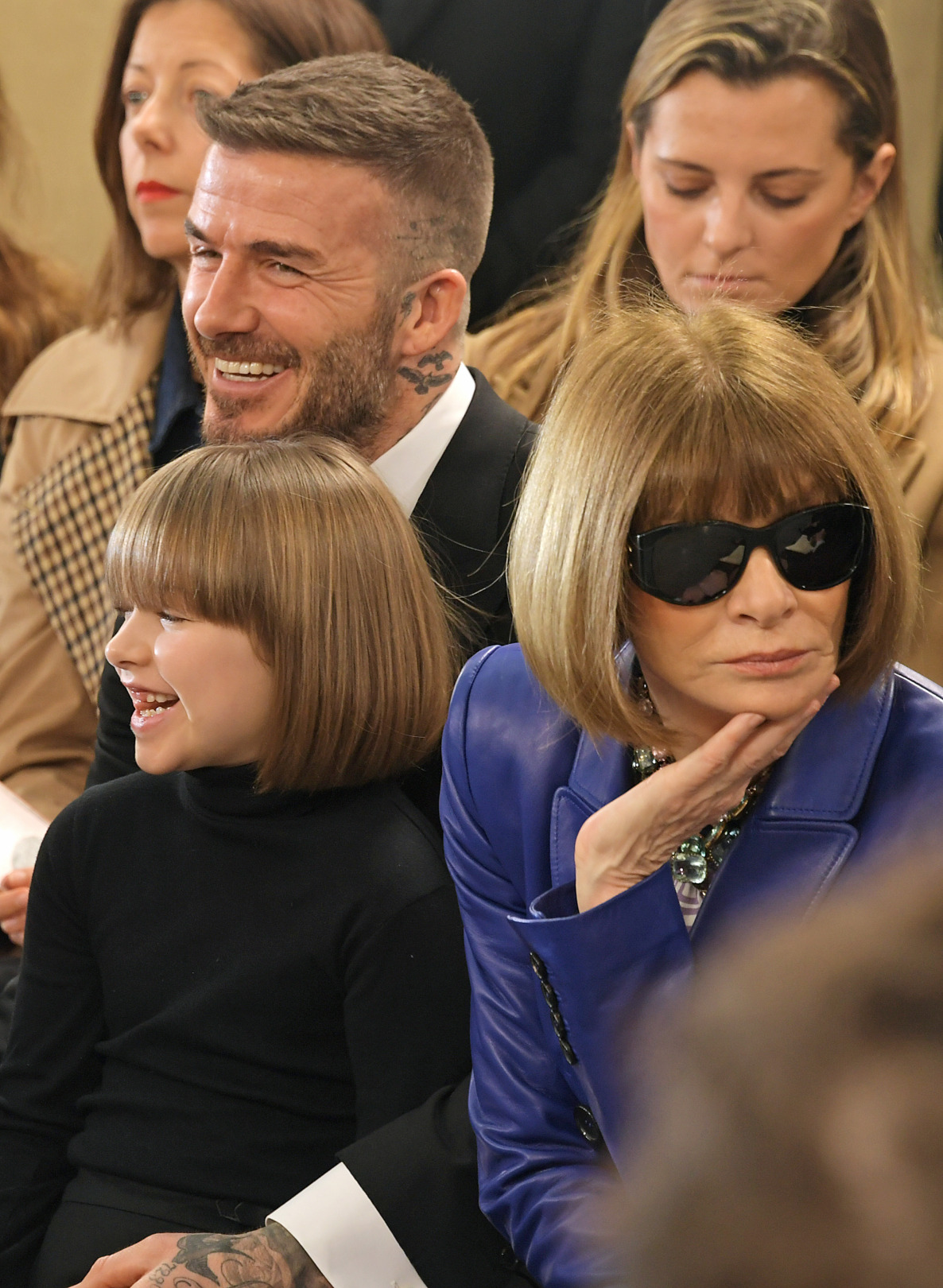 David ve Harper Seven Beckham'ın Front-Row Serüveni