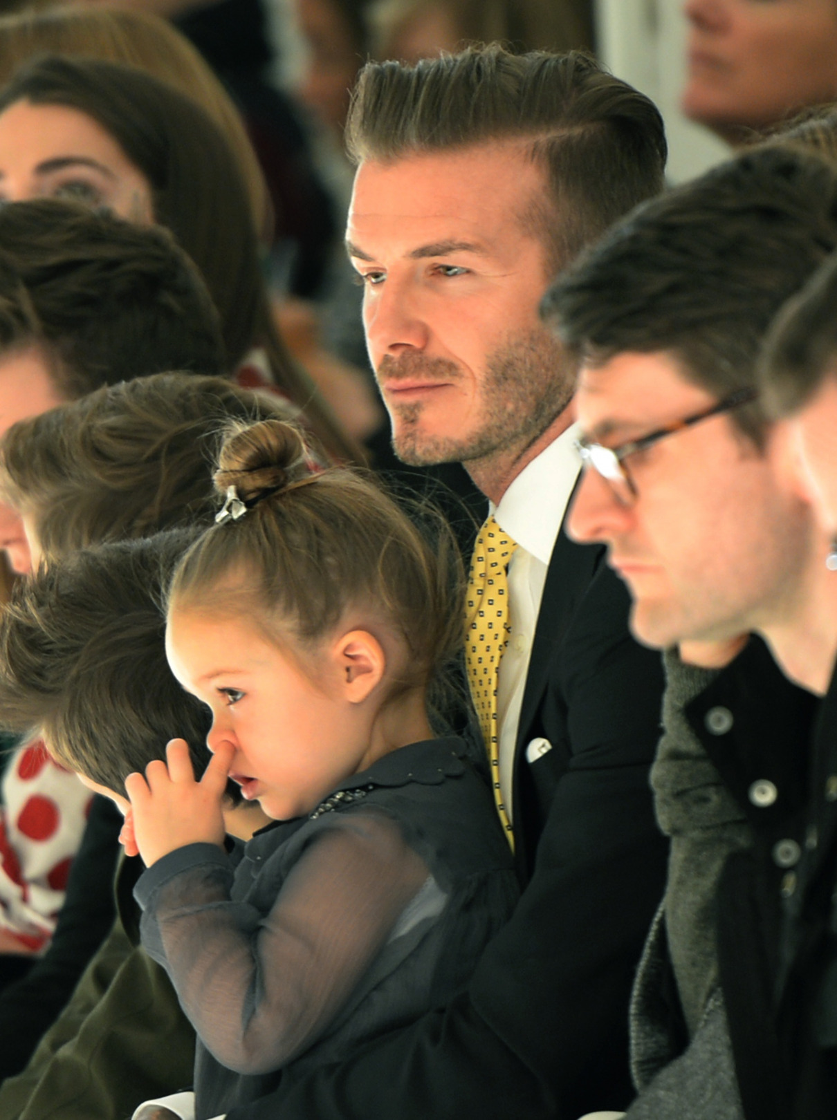 David ve Harper Seven Beckham'ın Front-Row Serüveni