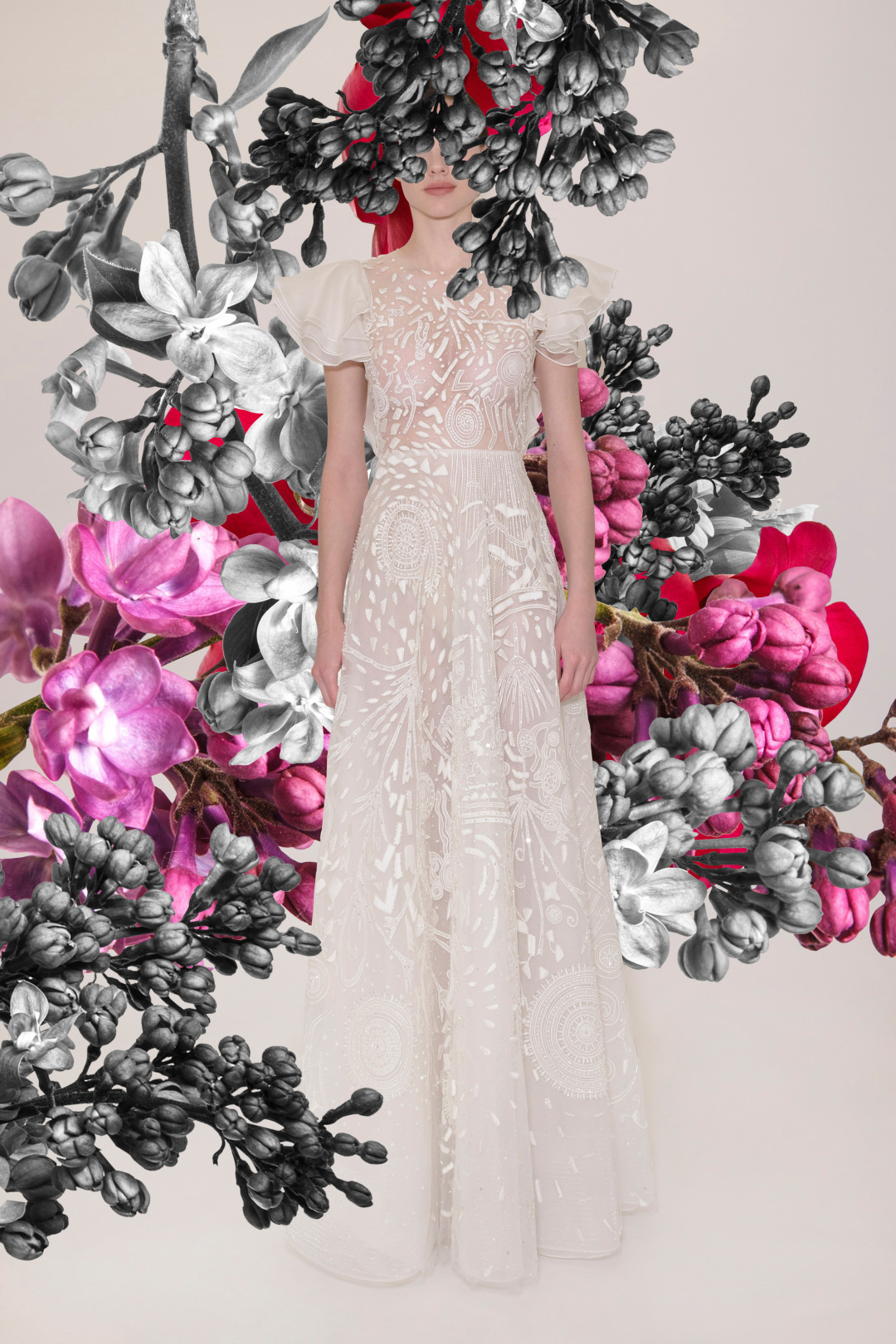 Reem Acra 2021 İlkbahar/Yaz Gelinlik