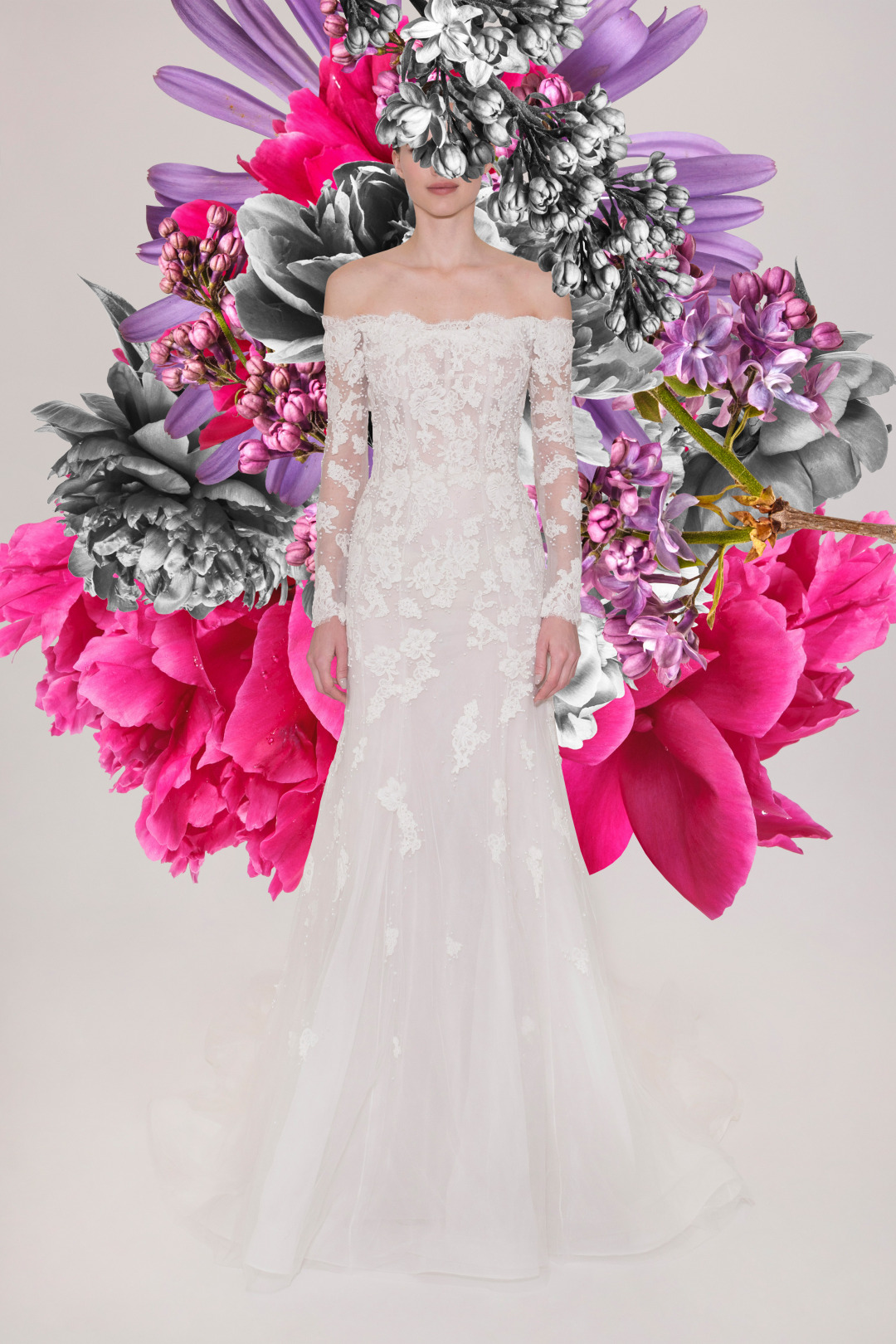 Reem Acra 2021 İlkbahar/Yaz Gelinlik