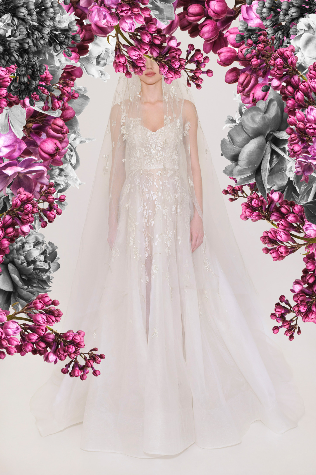 Reem Acra 2021 İlkbahar/Yaz Gelinlik