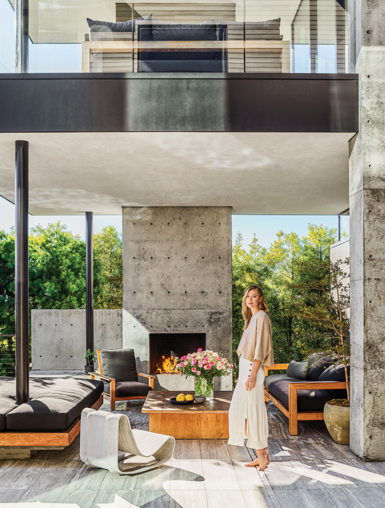 Maria Sharapova'nın Los Angeles'taki Dingin Evi