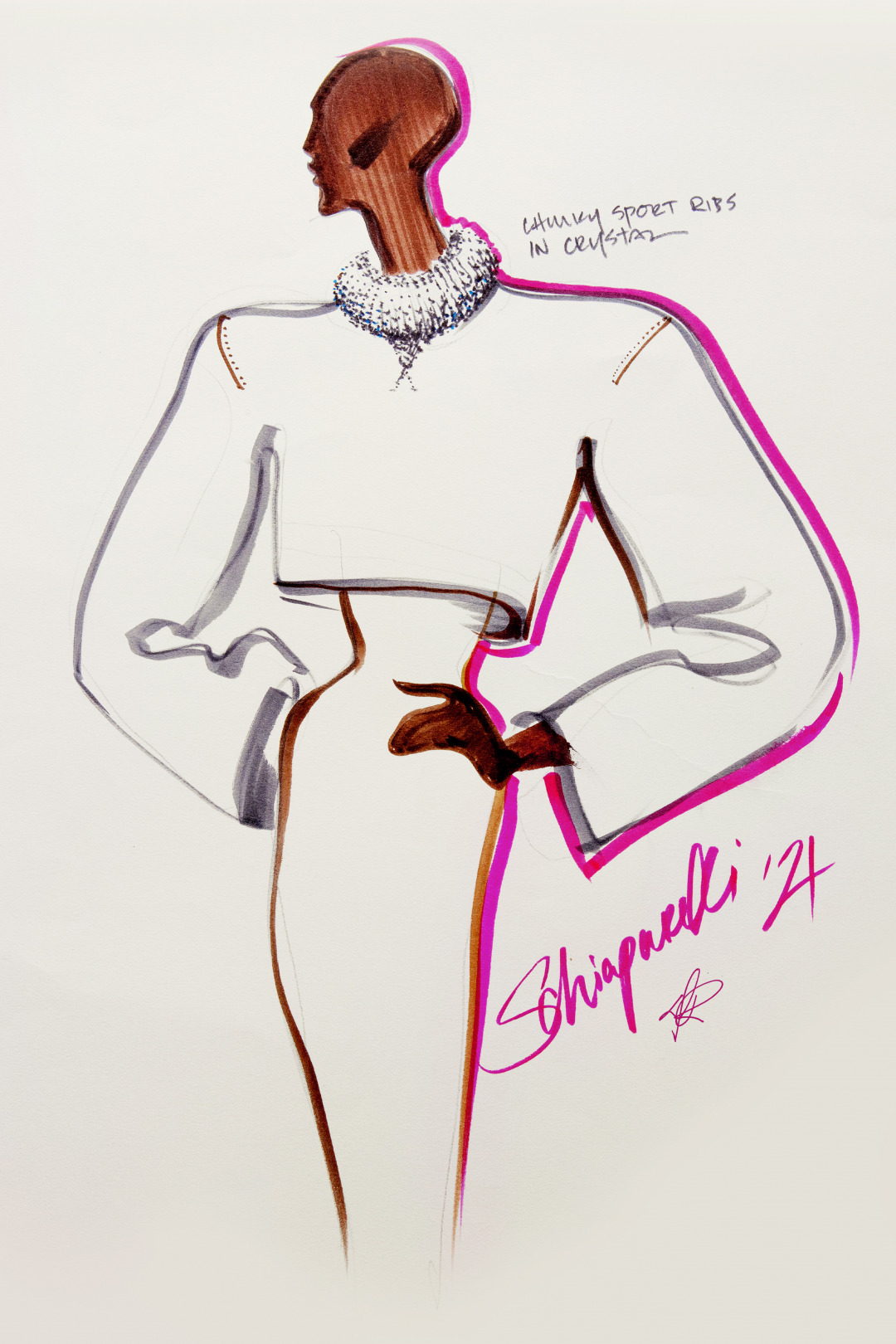 Schiaparelli 2020-21 Sonbahar/Kış Couture