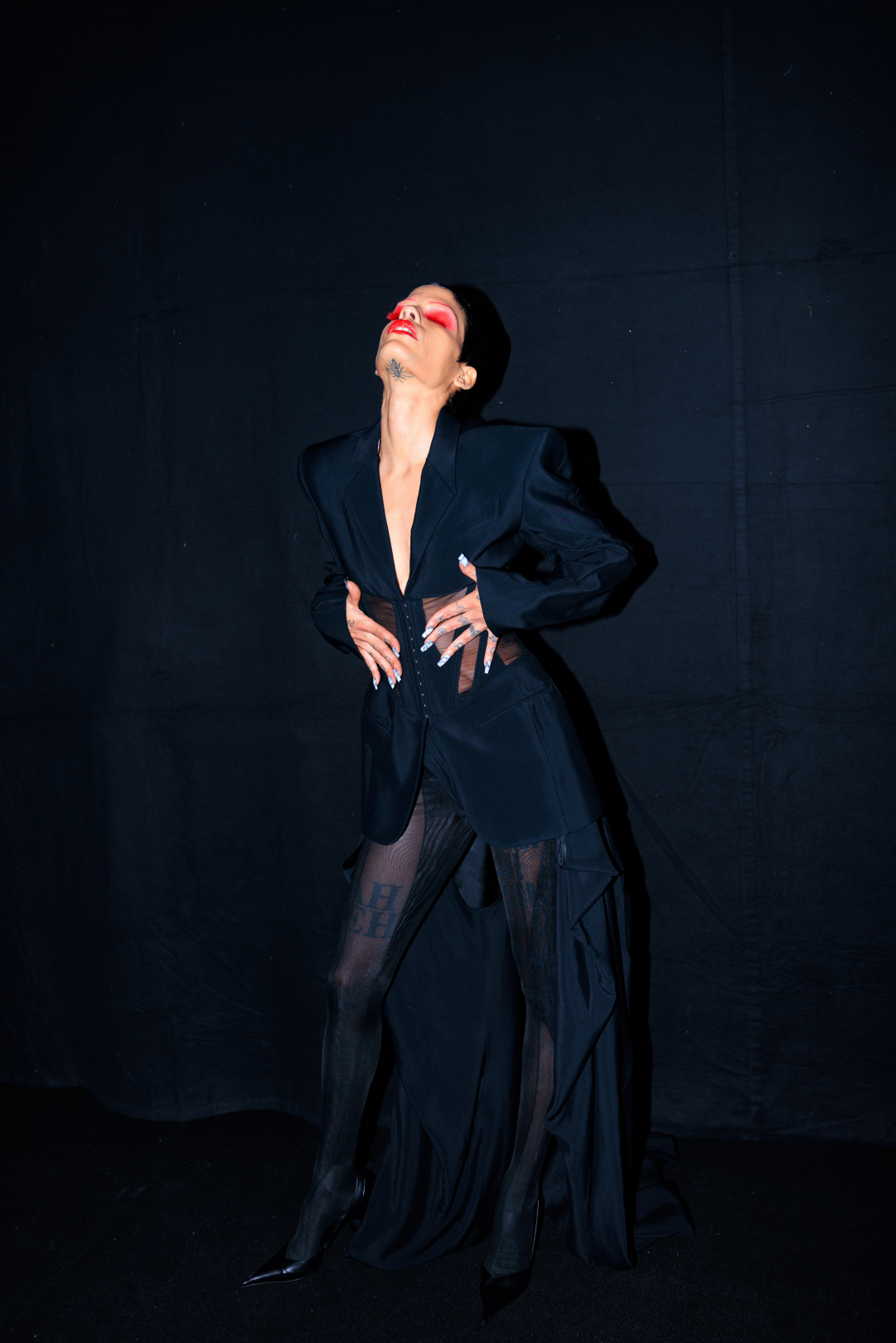Mugler 2023-24 Sonbahar/Kış Backstage