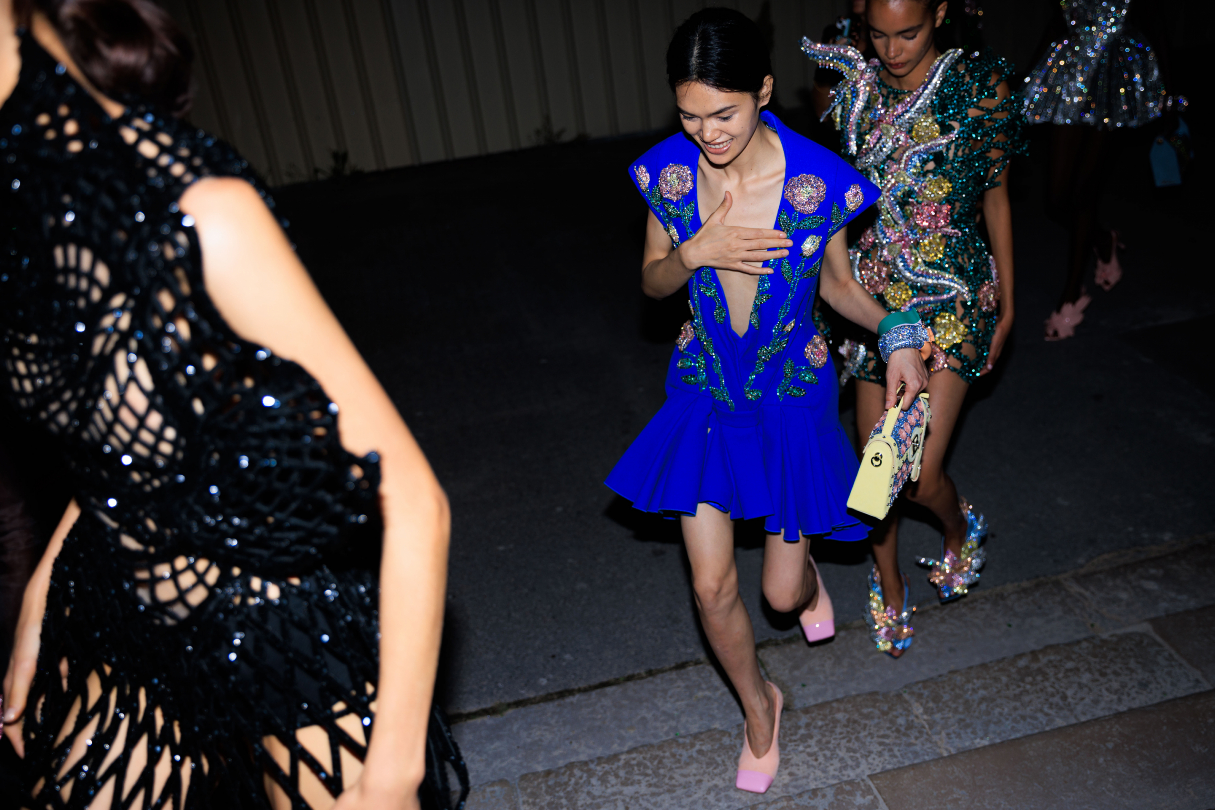Backstage Balmain 2024 İlkbahar/Yaz