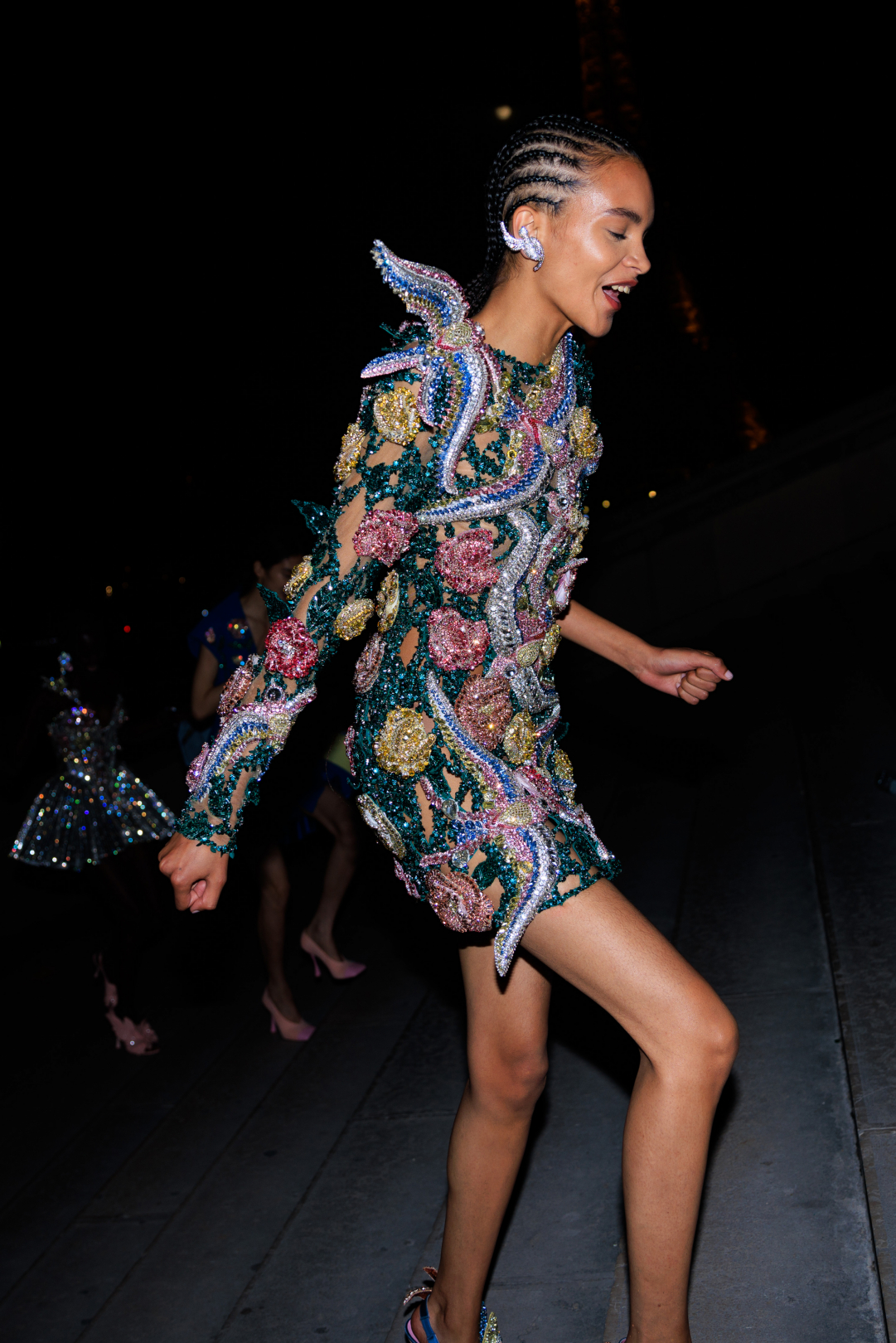 Backstage Balmain 2024 İlkbahar/Yaz