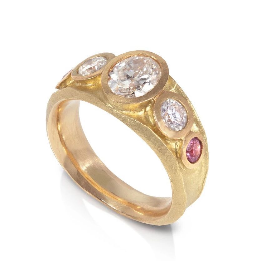 chunky engagement rings