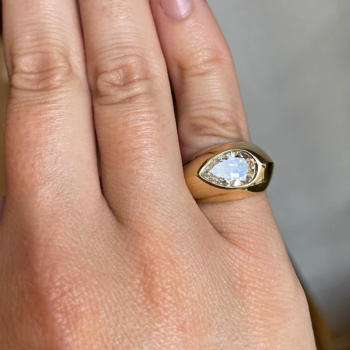 chunky engagement rings