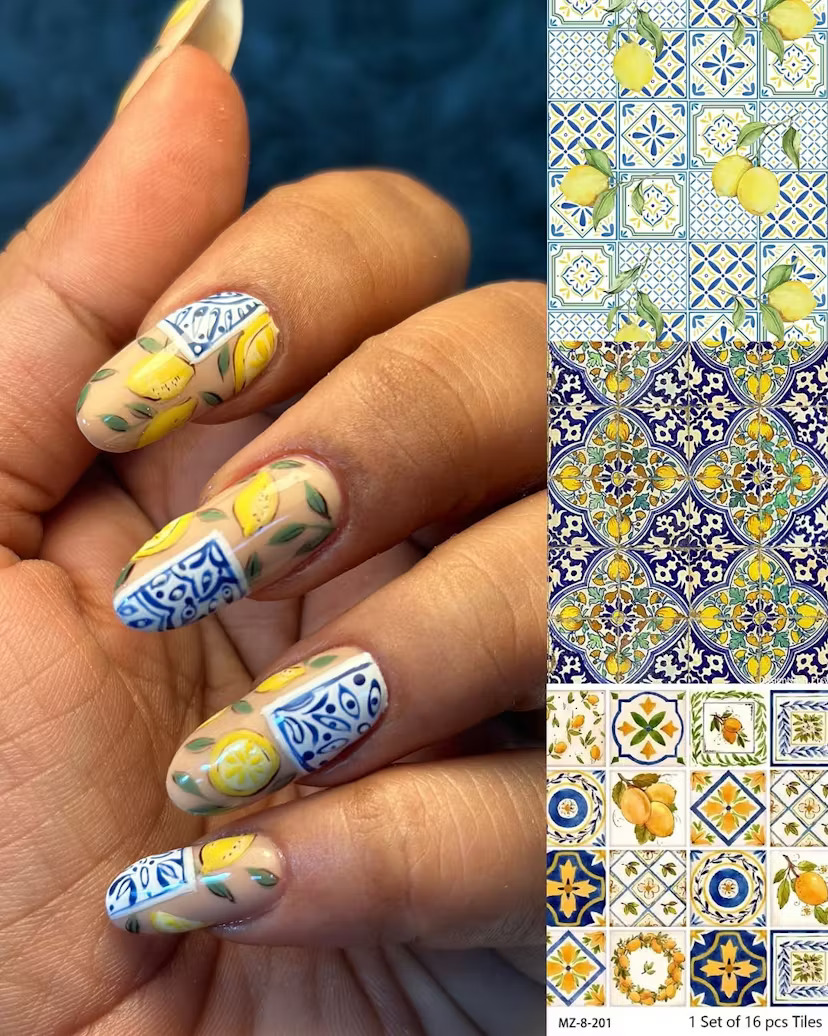 Italian Summer Nails: Amalfi Sahillerinden İlham Alan Tırnak Sanatı