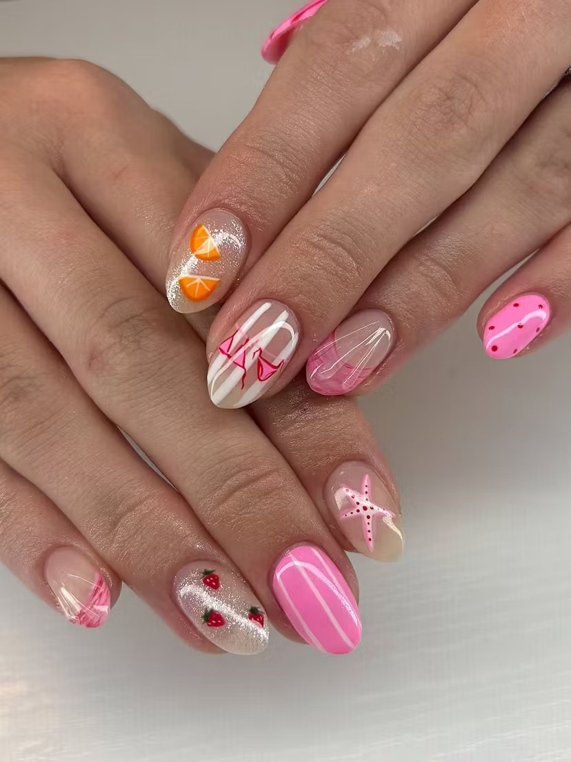 Italian Summer Nails: Amalfi Sahillerinden İlham Alan Tırnak Sanatı