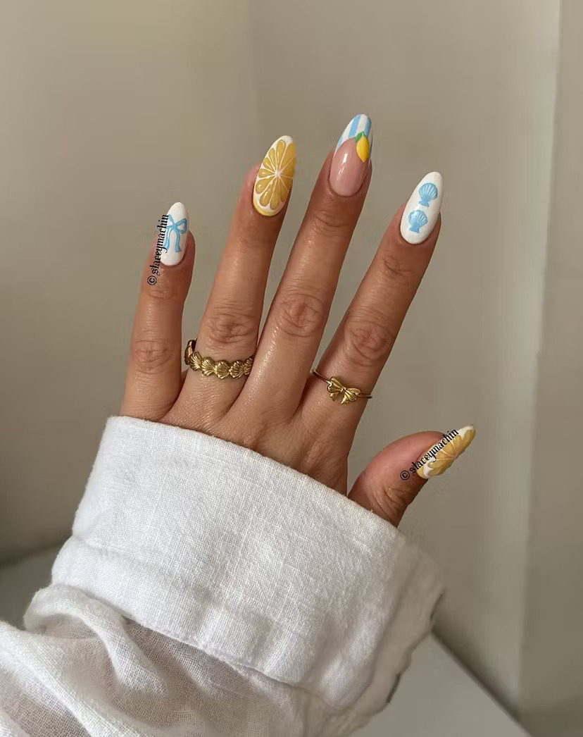 Italian Summer Nails: Amalfi Sahillerinden İlham Alan Tırnak Sanatı